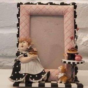 Whimsical Mackenzie Childs-style Photo Frame